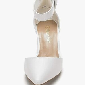 Dream Pairs Women's Elegant White Heels